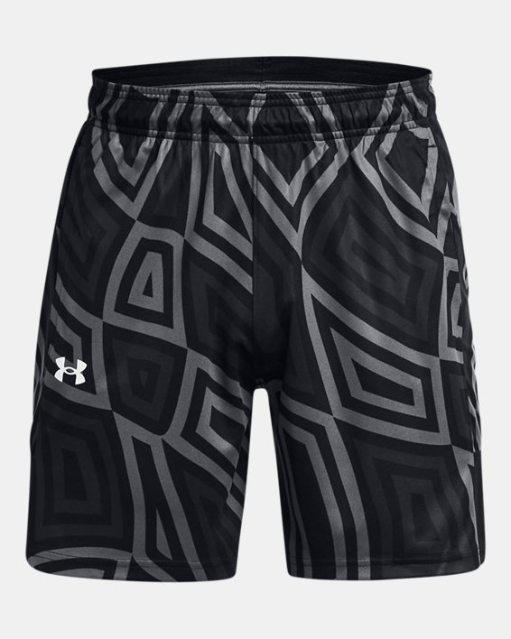 Men's UA Zone Printed Shorts in Black image number 4
